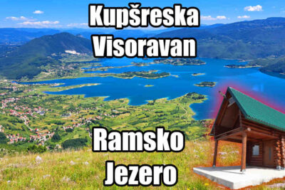 Kupresko polje do vidikovca Ramsko Jezero