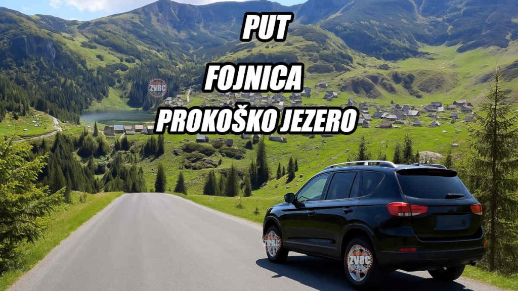 Prokoško jezero put od Fojnice MAPA