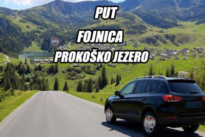 Prokoško jezero put od Fojnice MAPA